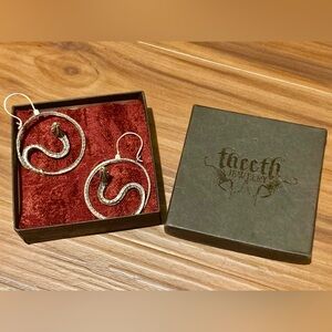 Theeth Jewelry  by Kimi Kaplowitz 925 Snake Hangers/Earrings.